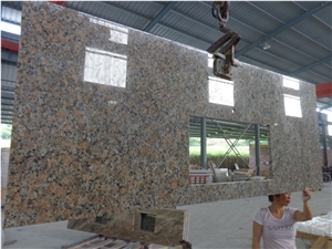 Butterfly Beige Granite Kitchen Countertops/ Kitchen Worktops/Custom Countertops, Brazil Yellow/Gold Granite Countertops