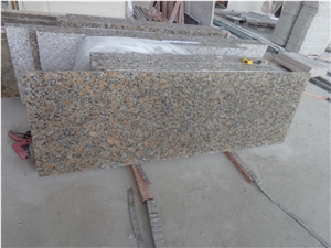 Butterfly Beige Granite Kitchen Countertops/ Kitchen Worktops/Custom Countertops, Brazil Yellow/Gold Granite Countertops