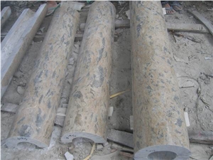 China Grey Marble Column for Sale Decorative Column