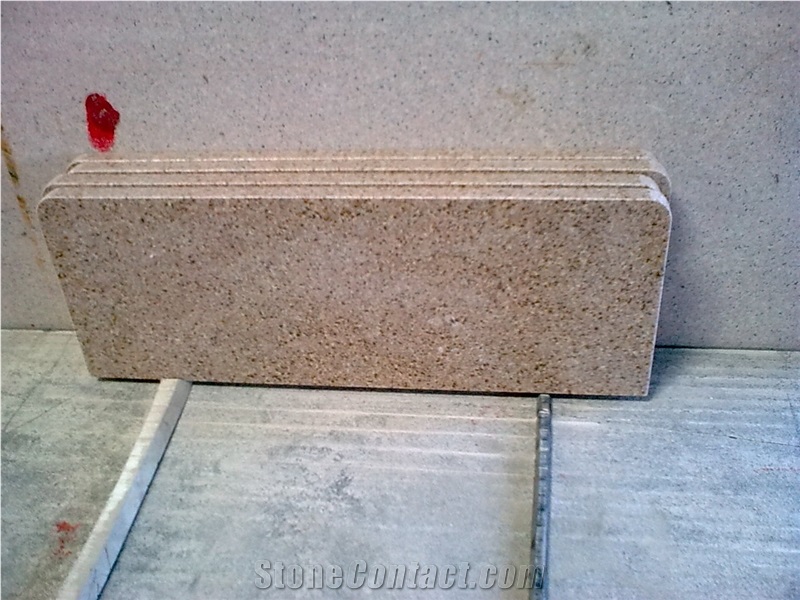 Chinese Yellow Granite G682 Steps & Stairs, Sunset Gold Staircase/Stair Threshold/Stair Treads