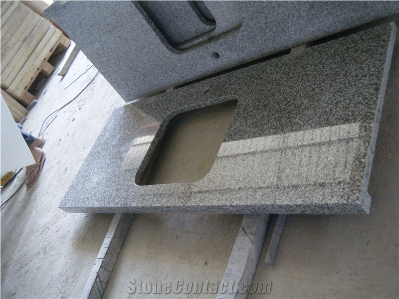 G623 Granite Kitchen Countertops/ Kitchen Worktops/Vanity Tops/Custom Countertops, China Cheap Granite Countertops, China Grey Granite Countertops