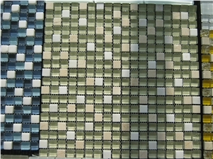 Glass Mosaic, Glass Wall/Floor Mosaic