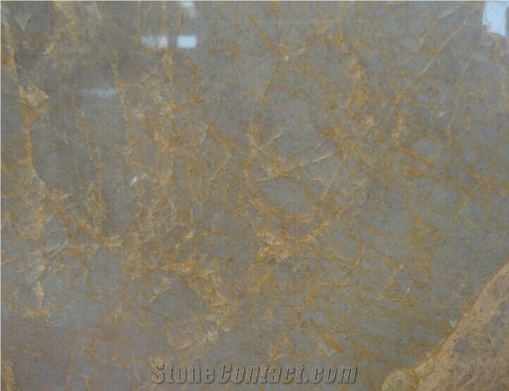 Gold Net Marble Slabs & Tile China Yellow Marble