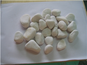 Good Packing Pure White Natural Pebble Stone