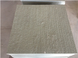 Green Sandstone Tiles, China Sandstone Cut to Size Tiles/Flooring/Covering