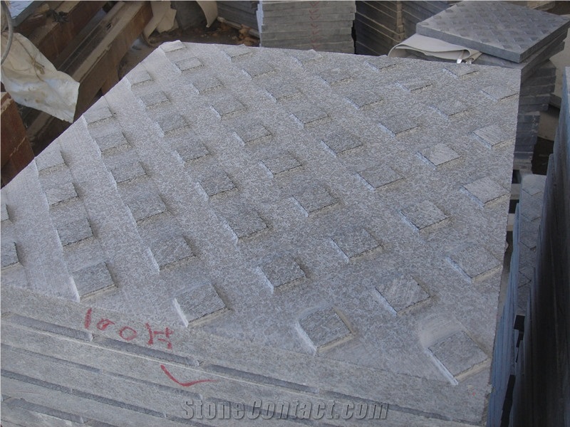 Grey Granite Tactile Paving Stone, Blind Road Stone, China Cheap Granite Blind Paving Stone