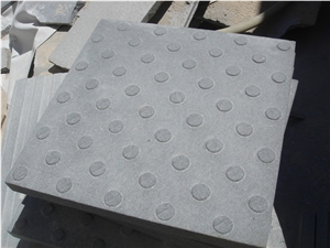 Grey Granite Tactile Paving Stone, Blind Road Stone, China Cheap Granite Blind Paving Stone