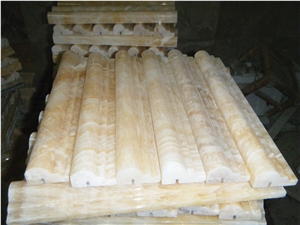 Honey Molding, Molding, Boarder Yellow Onyx Molding & Border