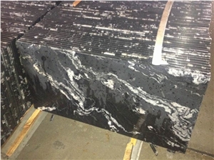 Royal Black & White Granite Slabs & Tiles, China Black Granite