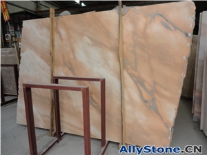 Sunset Cloudy Slabs & Tiles, China Red Marble