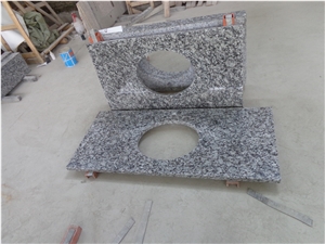 Surf White Granite Kitchen Countertops/ Kitchen Worktops/ Custom Countertops, China Cheap Granite Countertops, China White Granite Countertops