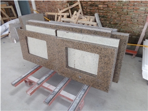 Tropical Brown Granite Kitchen Countertops/ Kitchen Worktops/ Custom Countertops, Saudi Arab Granite Countertops