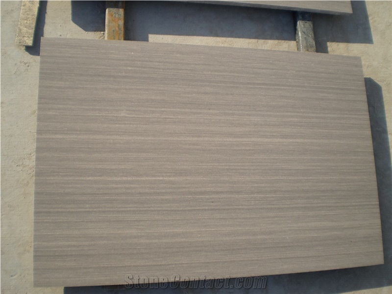 Wenge Sandstone Tile and Slab, China Brown Sandstone