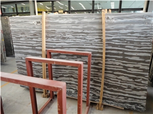 Xiamen China Chinese Gent Wood Marble Slab Tile Paver Cover Flooring Polished Honed Flamed Split Cross&Vein Cut Patterns