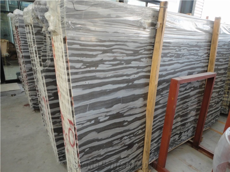 Xiamen China Chinese Gent Wood Marble Slab Tile Paver Cover Flooring Polished Honed Flamed Split Cross&Vein Cut Patterns
