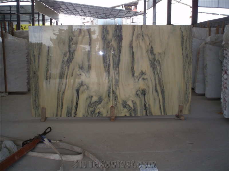 Xiamen China Chinese Landscape Paint Marble Slab Tile Cover Flooring Polished Honed Flamed Split Cross & Vein Cut Patterns