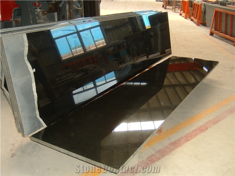 Xiamen China Chinese Shanxi Black Granite Slabs & Tiles Paver Cover Flooring Honed Vein and Cross Cut Different Patterns
