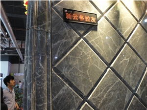 Xiamen China Chinese Tundra Dora Cloud Grey Marble Slab Tile Paver Cover Flooring Polished Honed Flamed Split Cross&Vein Cut Patterns