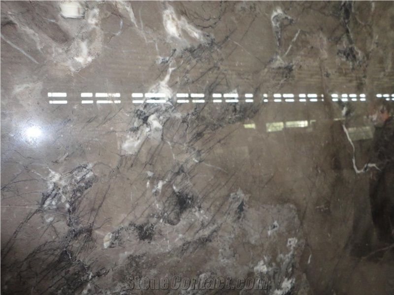 Yama Nino Grey Marble Slab Tile Paver Cover Flooring Polished Honed Flamed Split Cross&Vein Cut Patterns, Grey William Marble Slabs