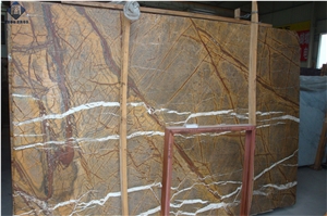 Rain Forst Brown Marble Tiles & Slabs, Marble Wall Covering Tiles