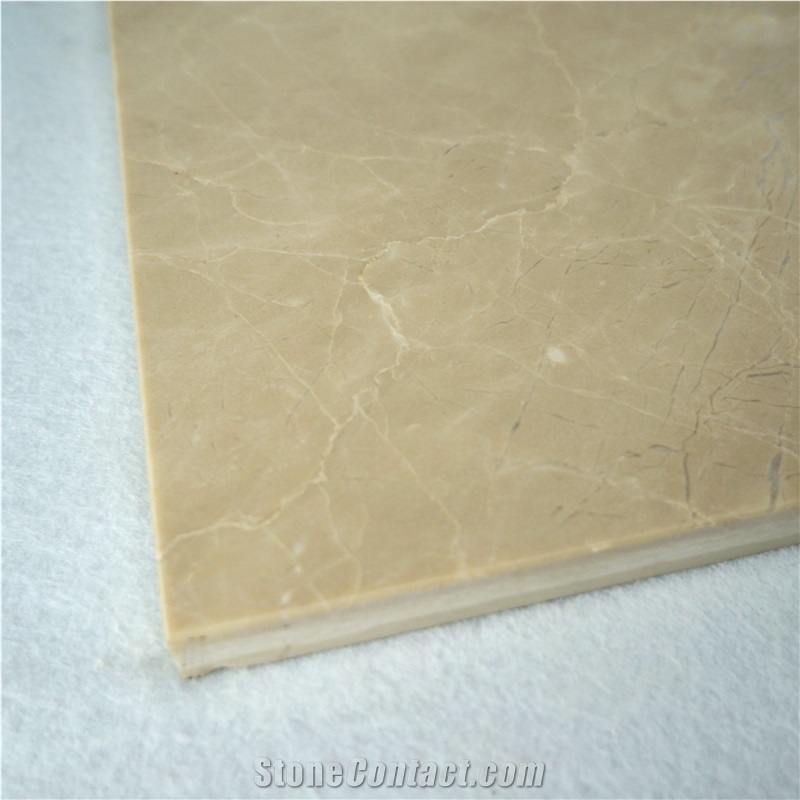Burdur Beige Marble Laminated Stone Tile