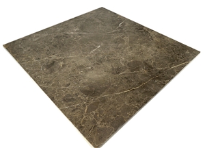 Ceramic Back Dark Grey Marble Flooring Laminated Marble Tile