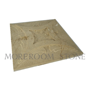 Chinese Beige Marble Cnc Wall Panels 3d Wall Panels Building Wtones Walling Tiles Wall Stone Faux Marble Wall Panels Ceramic Backed 3d Wall