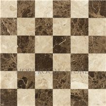 Chinese Stone Polished Laminated Marble Cappucino Marble Turkish Marble Price Spanish Dark Emperador Marble Polished Marble Flooring Design Magic Cube Marble Tiles Marble Inlaid Backed Ceramic Tiles