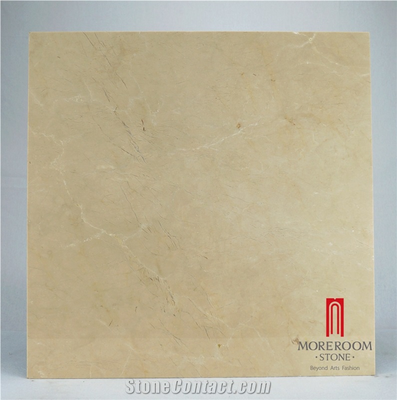 Foshan Manufacture Shayan Cream Marble Tile Laminated Marble Wall Covering
