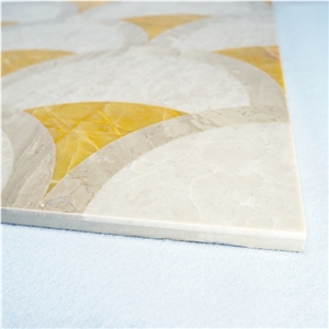 Golden Onyx Marble Medallion,Marble Flooring Tile,Flooring Marble