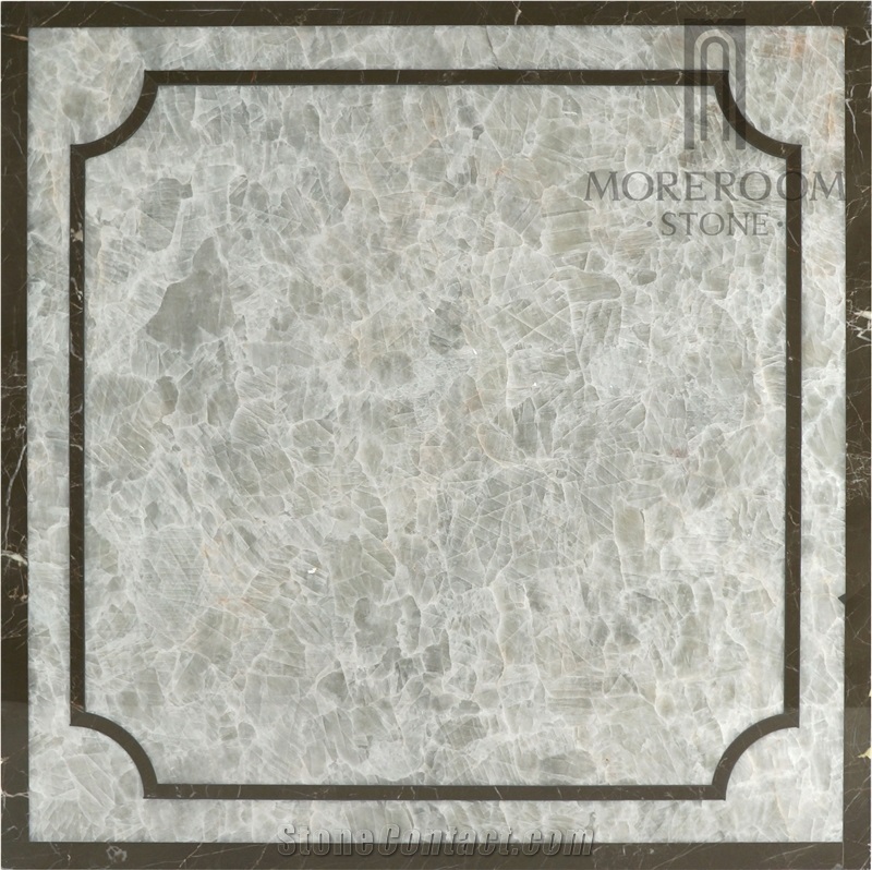 Grey Marble Medallions