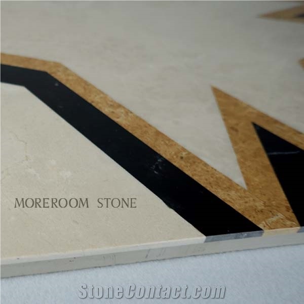 High Quality Beige Marble Floor & Wall Medallion