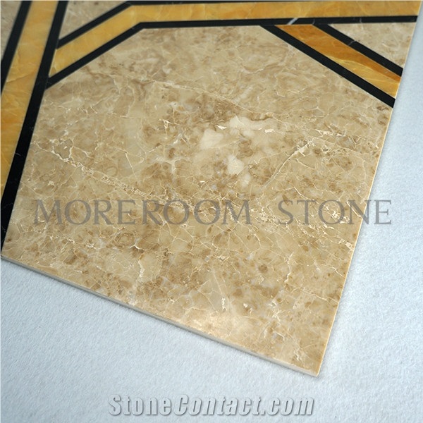Laminated Marble Tile Fashion Design Modern Floor Decoration