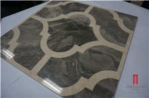 Marble Floor Medallions Tiles, Laminated Panel Composite Marble Ceramic Tile Stone Composite Slab