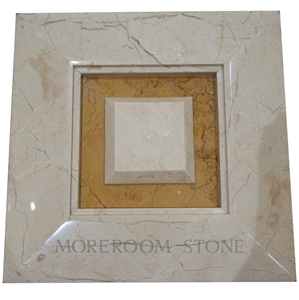 Polished Iran Beige Marble Price Marble Walling Tiles Shayan Cream Marble Yellow Marble Amarillo Oro Building Stone 3d Wall Panels Cnc Wall Panels Composited Marble 3d Tiles for Background