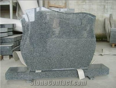 Natural Grey Granite Cemetery Headstones at Cheap Prices