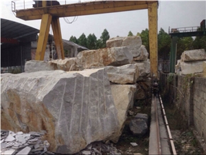 Natural Stone Block, Grey Marble Block, China Origin Marble Material Block