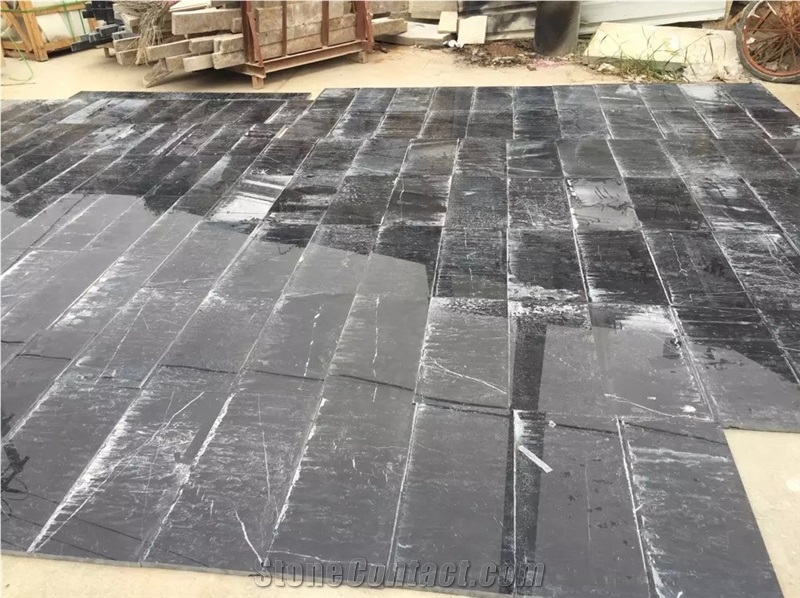 Black Marquina Marble, Polish Marble Tiles & Slabs, Marble Strips, Marble Bases Black, Luxury Marble Floors, Marble Floors and Stairs