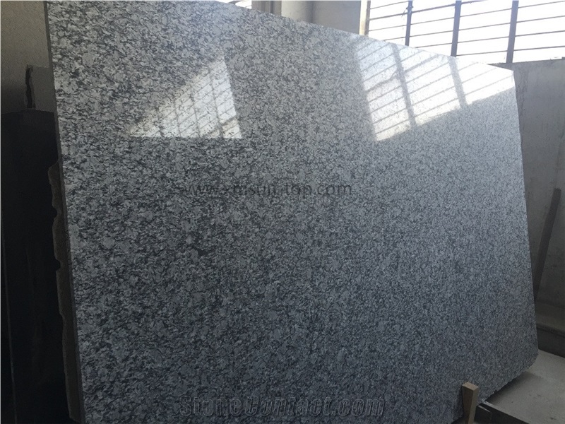 Chinese Spray White Granite/Breaking Waves/G377/Mengyin Hailang Hua/Seawave Flower/Spindrift/White Wave Big Slabs & Tiles & Gangsaw Slabs & Strips(Small Slabs) &Customized,Quarry Owner