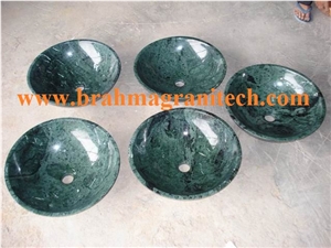 Green Marble Sink, Marble Wash Bowls,Green Stone Sinks