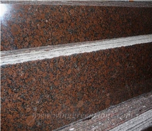 Carmen Red Granite Slabs & Tiles, Finland Red Granite 2 or 3cm Thickness, Xiamen Winggreen Manufacturer