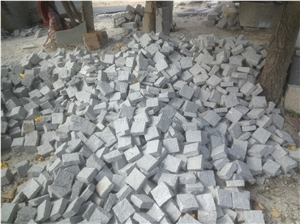 China Grey/G603/Light Grey,Most Popular Granite Cube Stones/Cobble Stones, Natural Stone Pavers for Outside & Garden Pavements