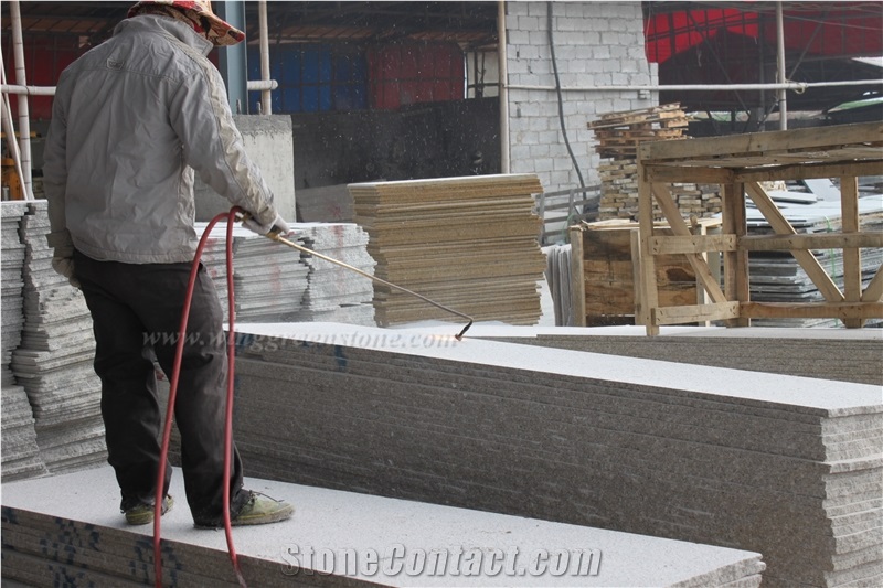 Chinese Flamed G654 Granite Tiles,Dark Grey Granite for Exterior Decoration