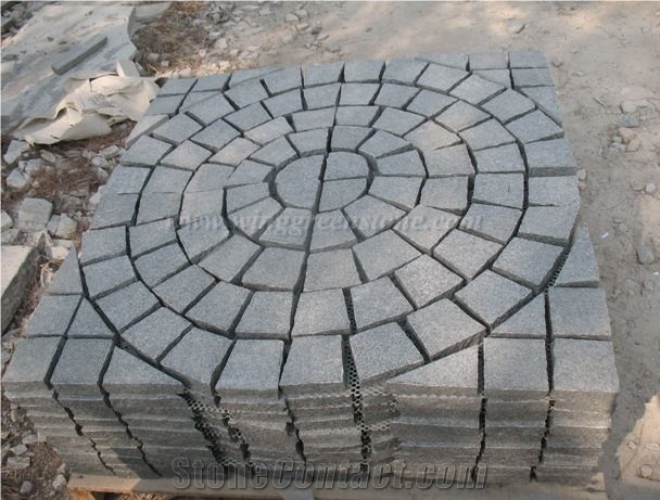 Chinese G603 Light Grey Granite Exterior Paving Pattern Cube Stone for Floor Covering