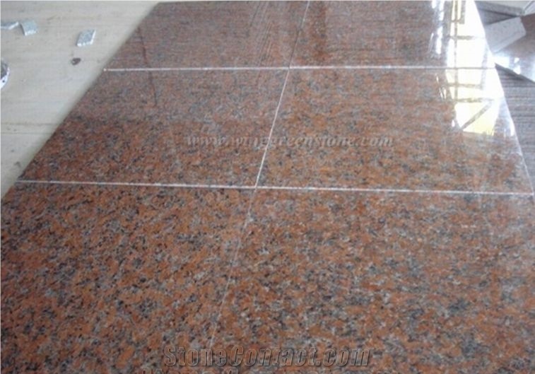 G562 Maple Red High Polished Granite Tiles & Slabs with Cheap Price and Good Quality for Floor & Wall Covering