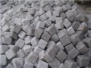 G603 Light Grey Granite Tumbled Paving Stone/ Exterior Tumbled Cube Stone for Courtyard Road Pavers/Garden Stepping/Driveway/Walkway