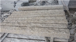 G682 Yellow Granite Flamed and Natural With/Without Hole for Pillars and Posts to European Market