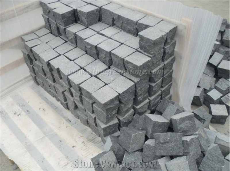 G684 Black Baslt Paving Stone/Black Pearl Exterior Cube Stone for Courtyard Road Pavers/Garden Stepping/Driveway/Walkway