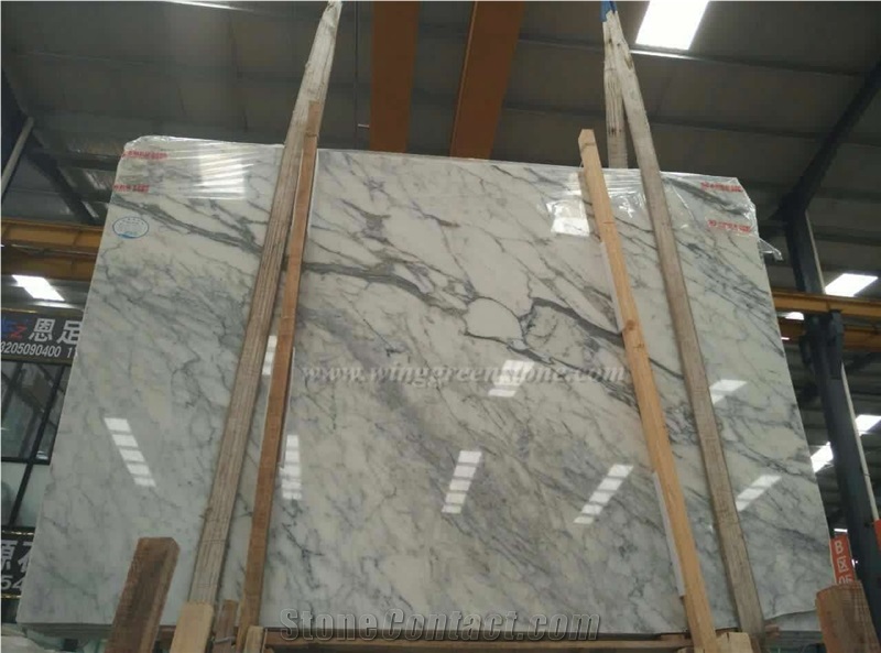 High Quality Arabescato Corchia B White Marble Polished Slabs, Italy White Marble
