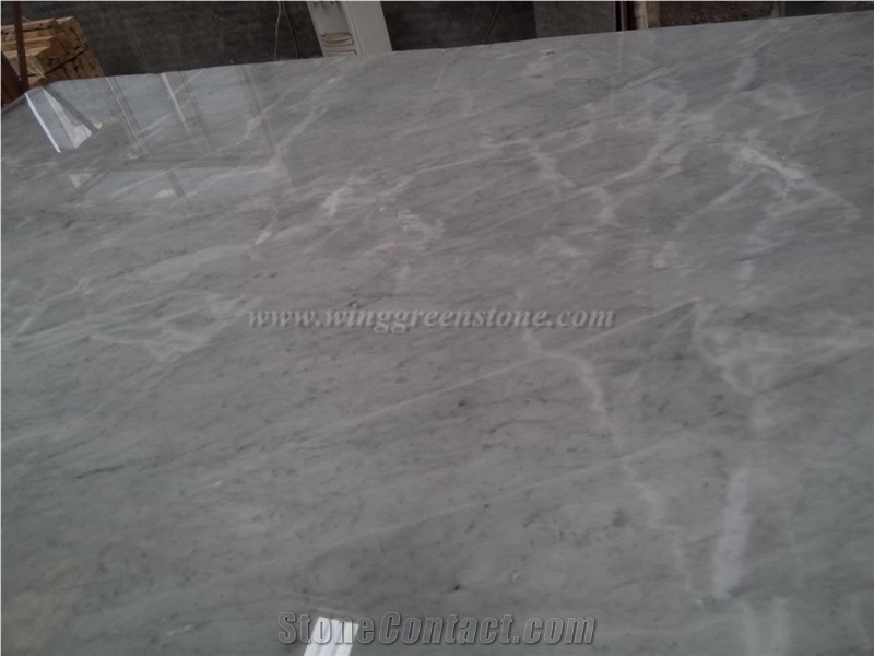 Hot Sale Bianco Carrara B Marble/Bianco Carrara White Marble Big Slabs with High Quality